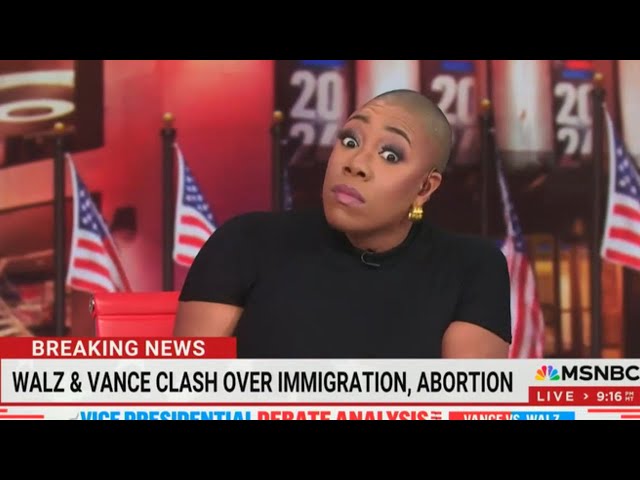 ⁣MSNBC host goes into meltdown over Tim Walz's 'niceties' towards JD Vance