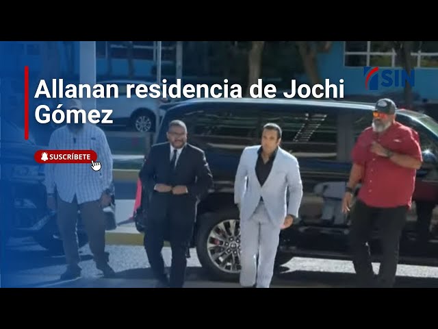 ⁣Allanan residencia de Jochi Gómez, preso tras interrogatorio de la PEPCA por caso Transcore Latam