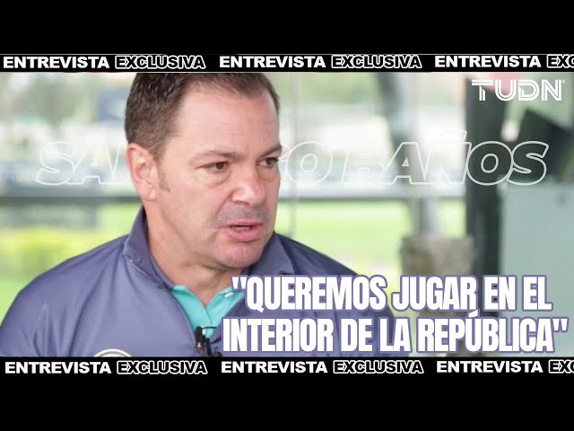 EXCLUSIVA : ¿SE VAN DEL ESTADIO AZUL? Santiago Baños habla de todo | ¿Jardine puede irse? | TUDN