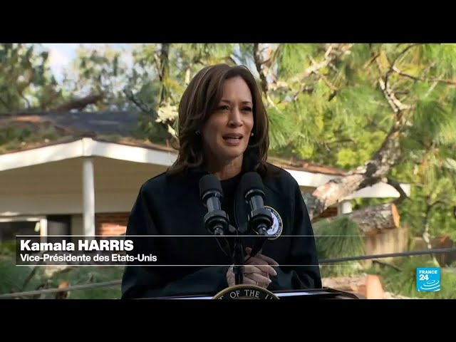 ⁣Ouragan Hélène : Joe Biden et Kamala Harris viennent constater les dégâts • FRANCE 24