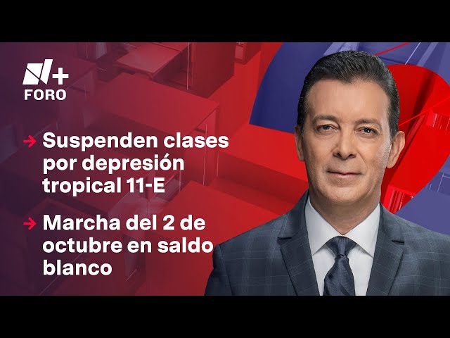 Suspenden clases por depresión tropical 11-E | Hora 21 con José Luis Arévalo - 2 de octubre 2024