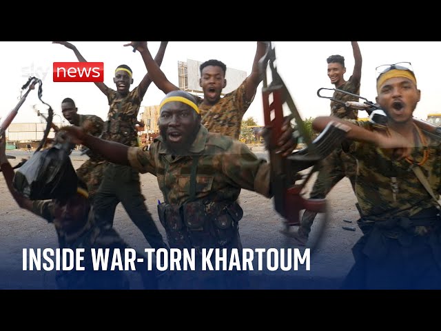 ⁣Inside the Sudanese capital district retaken by government forces