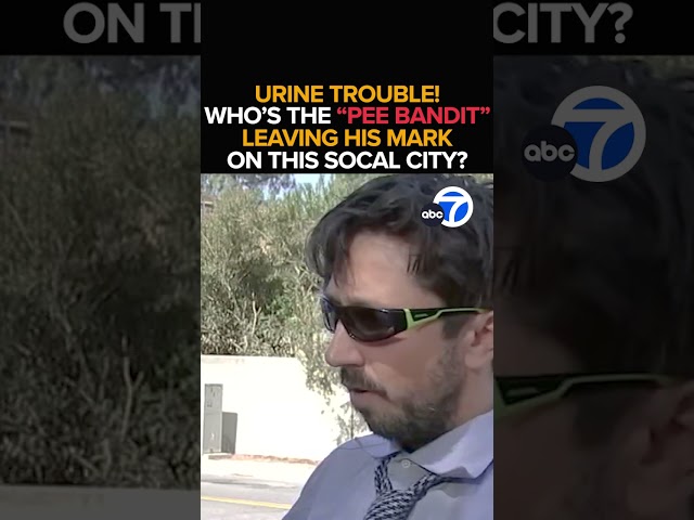 ⁣Who is the 'Pee Bandit' leaving his mark on SoCal city?