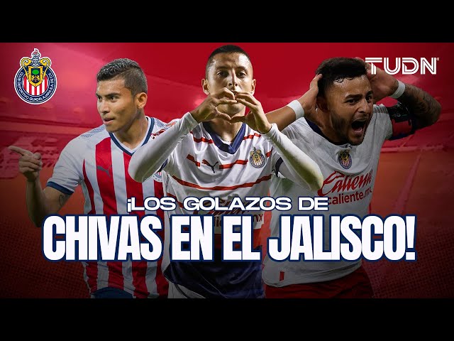 ⁣¿SU SEGUNDA CASA?  Grandes GOLAZOS de Chivas en los últimos Clásicos Tapatíos en el Jalisco | TUDN