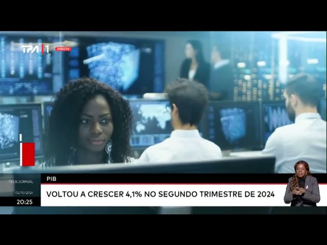 ⁣PIB voltou a crescer 4,1% no segundo trimestre de 2024