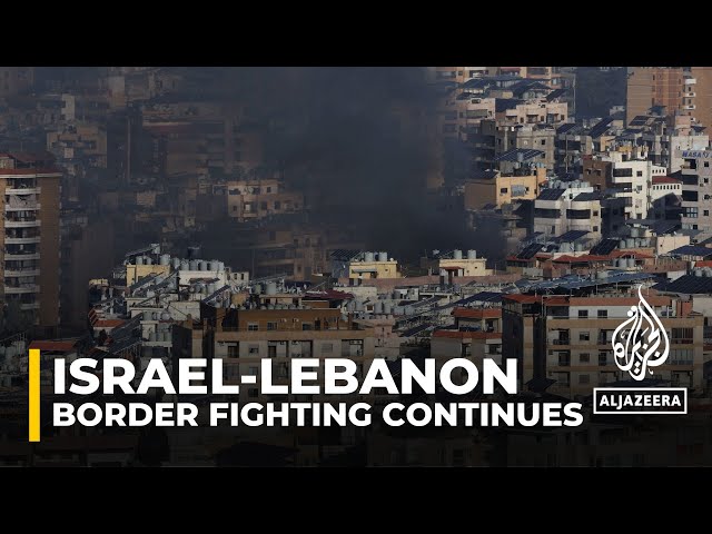 ⁣Israel strikes Beirut again as Hezbollah battles Israeli army in south Lebanon