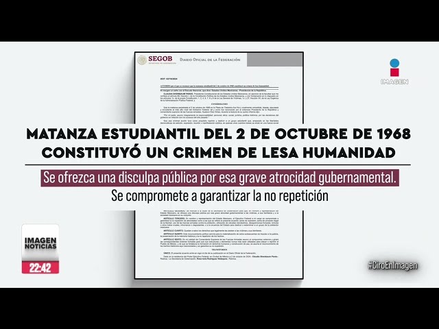 ⁣2 de octubre: Sheinbaum reconoce que matanza del 68 fue un crimen de lesa humanidad | Ciro