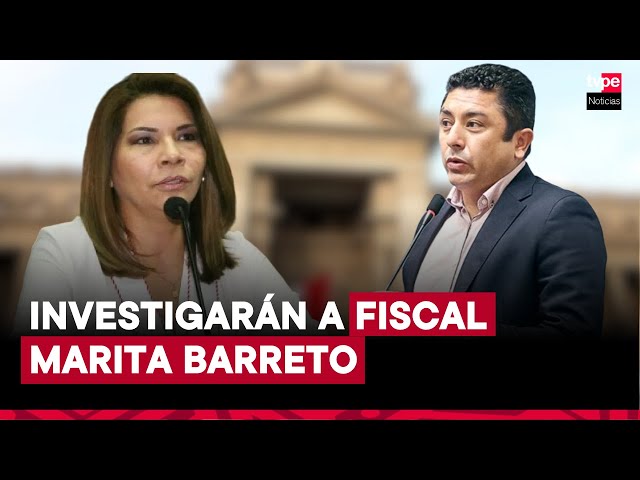 ⁣Ministerio Público abre investigación preliminar contra la fiscal Marita Barreto