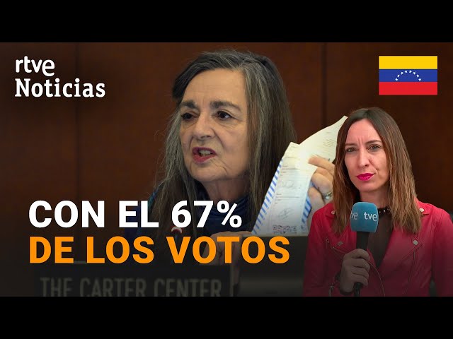 ⁣VENEZUELA: EDMUNDO GONZÁLEZ habría GANADO según las ACTAS de VOTACIÓN del CENTRO CARTER | RTVE