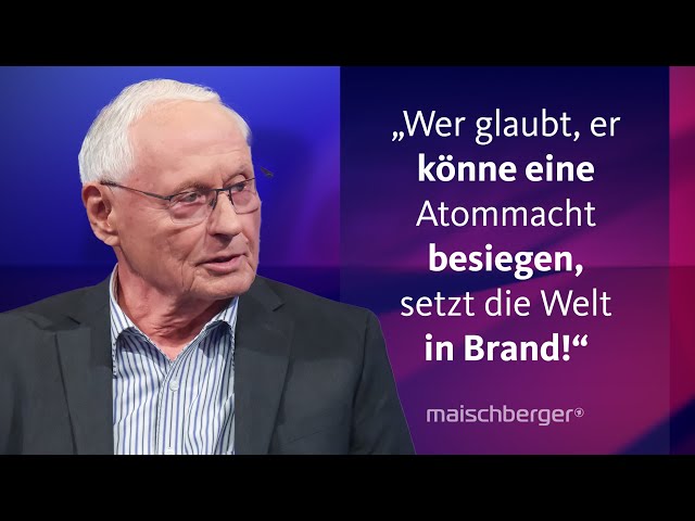 ⁣Marie-Agnes Strack-Zimmermann und Oskar Lafontaine diskutieren über den Ukraine-Krieg | maischberger