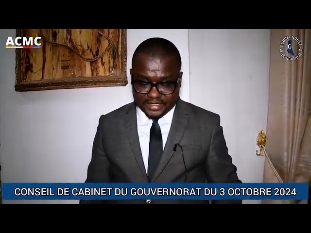 ⁣Compte rendu du conseil de cabinet du Gouvernorat de l'île de Ngazidja de ce jeudi 3 octobre 20