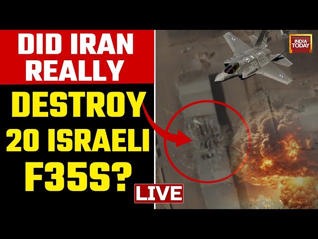 ⁣Israel vs Iran: Did Iran's Unprecedented Missile Attack Damage Or Destroy Israeli F35 Fighter J