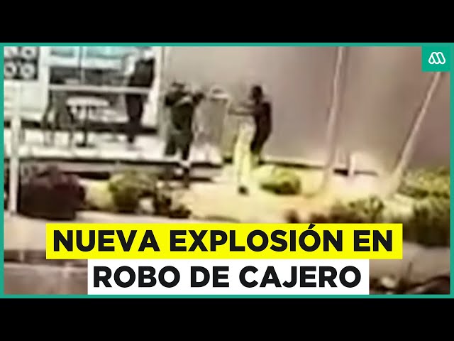 ⁣Nueva explosión en robo de cajero: El método que reaparece en Santiago