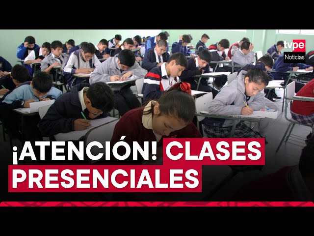 ⁣Minedu: clases en Lima se desarrollarán con total normalidad de manera presencial