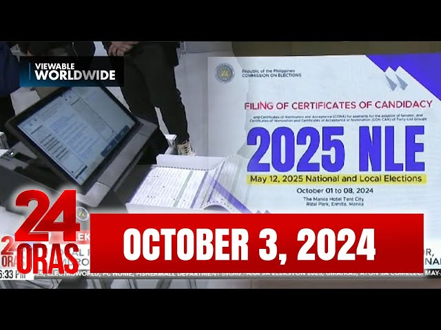 ⁣24 Oras Express: October 03, 2024 [HD]