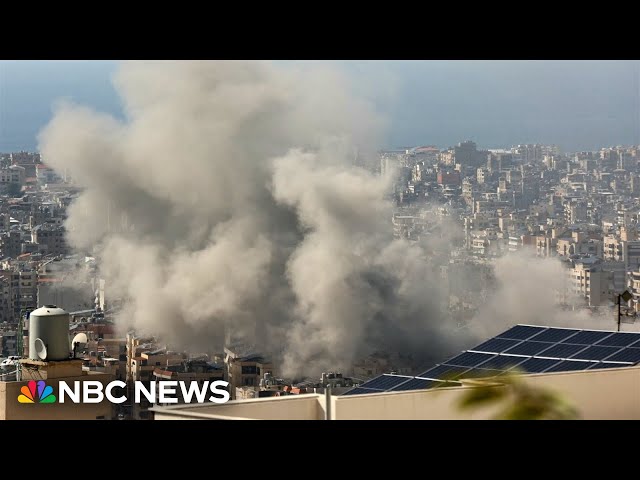 ⁣Matt Bradley reports from Beirut on the new wave of Israeli airstrikes