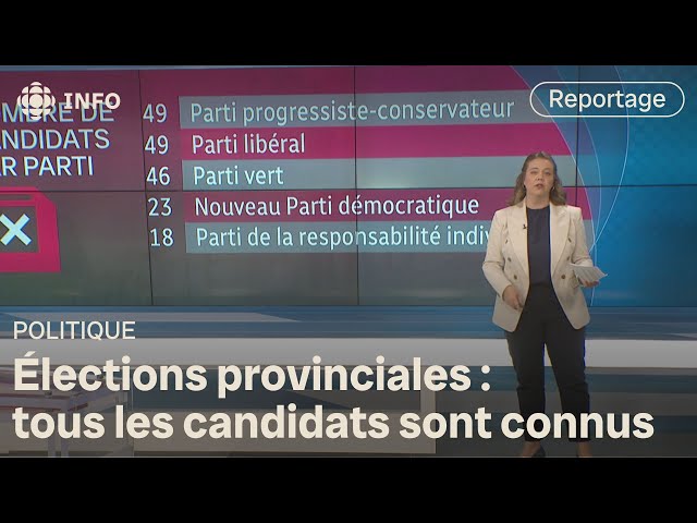 ⁣Élections au Nouveau-Brunswick : tous les candidats sont connus