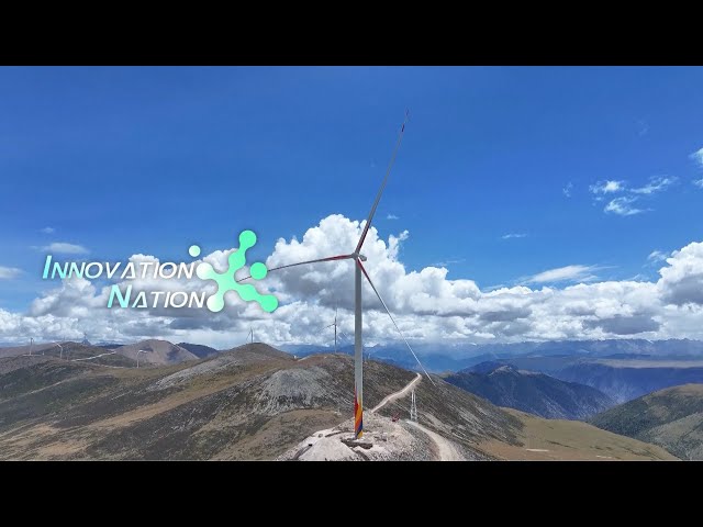 ⁣China completes installation of world's highest altitude wind power project