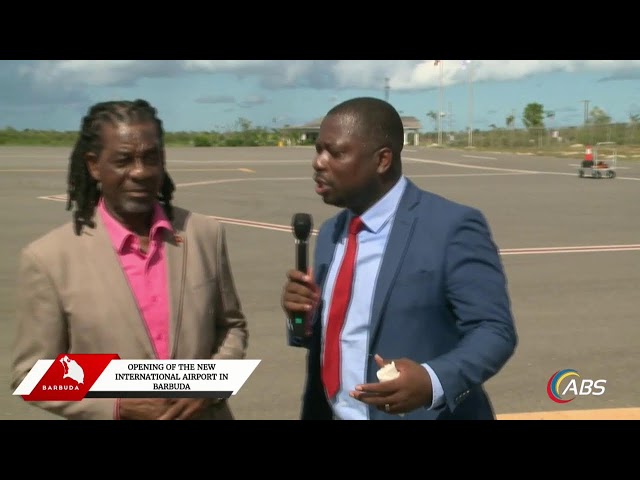 ⁣OPENING OF THE NEW INTERNATIONAL AIRPORT IN BARBUDA (Thursday October 3rd 2024)