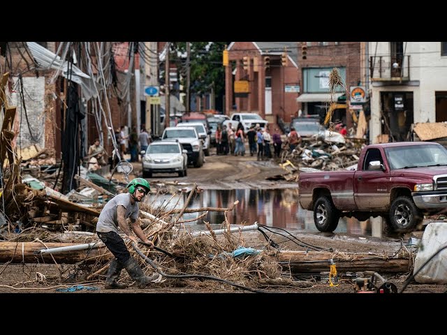 ⁣Biden deploys more troops to North Carolina for Helene recovery