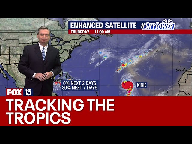 ⁣Tropical disturbance in Gulf likely bringing heavy rain to Florida despite lower chance of developme