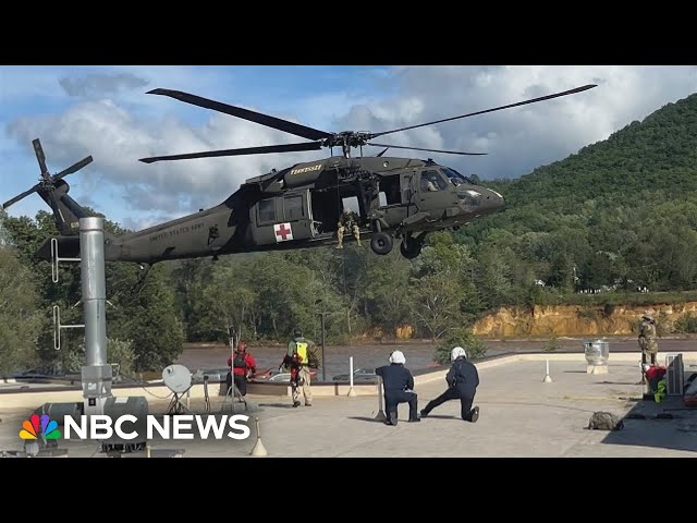 ⁣'I feel like I'd gotten beat up': Pilot describe turbulent Helene rescue flights