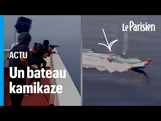 ⁣Un bateau de rebelles houthis sans pilote s'écrase contre le pétrolier Cordelia Moon