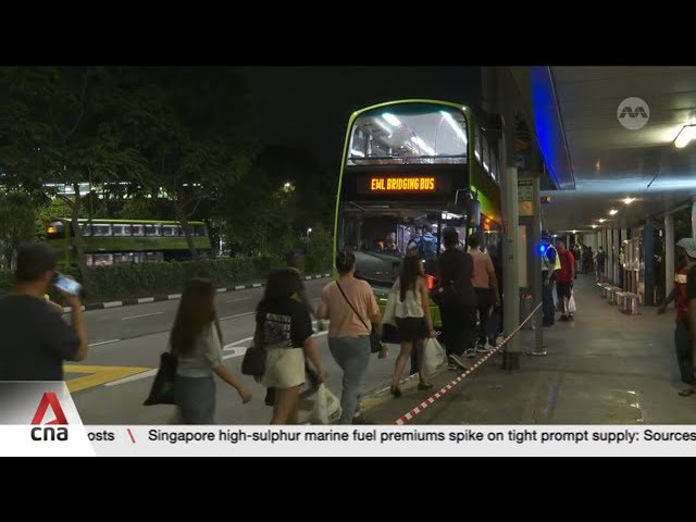 ⁣About 160 drivers, up to 80 free bridging buses deployed daily during EWL train disruption