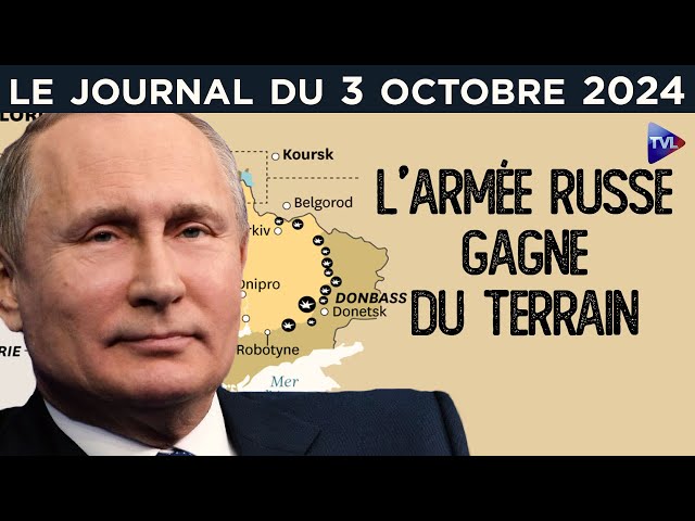 ⁣Ukraine : la Russie gagne du terrain - JT du jeudi 3 octobre 2024