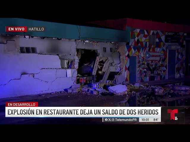 ⁣Con quemaduras severas empleada de restaurante tras explosión