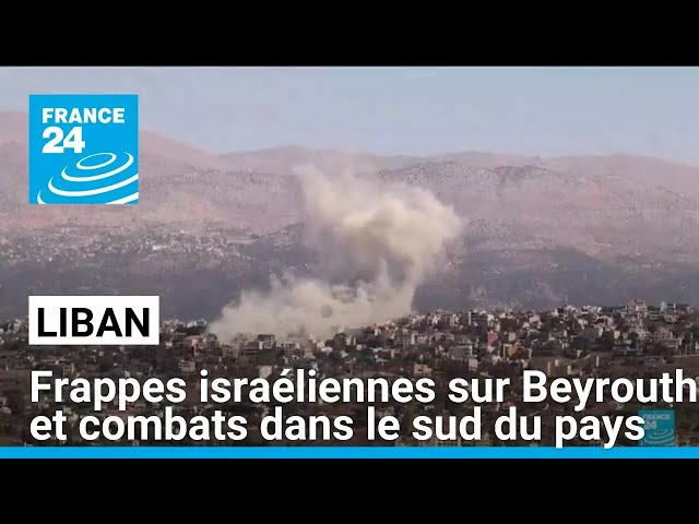 ⁣Liban : frappes israéliennes sur Beyrouth et combats dans le sud du pays • FRANCE 24