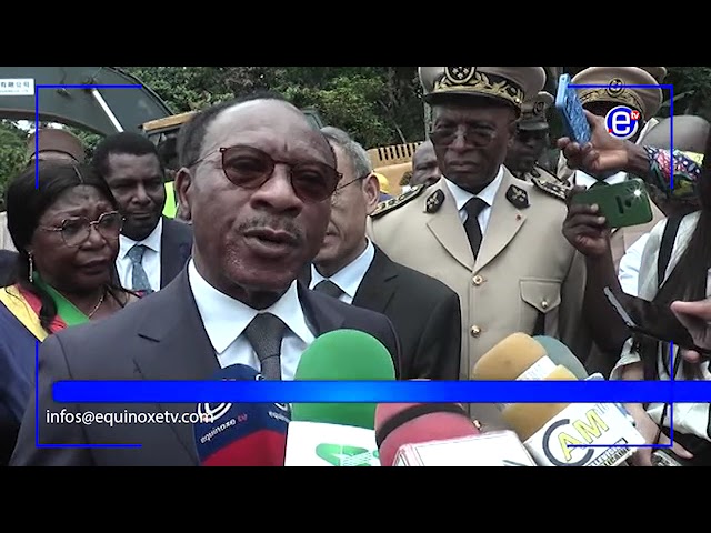 ⁣LANCEMENT DE LA PHASE 2 DE L'AUTOROUTE YAOUNDÉ-DOUALA EQUINOXE TV