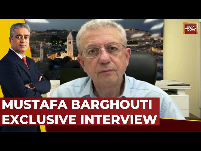 ⁣Secy Gen Mustafa Barghouti Exclusive With Rajdeep Sardesai On Middle East Conflict | India Today