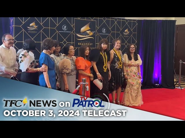 ⁣TFC News on TV Patrol | October 3, 2024