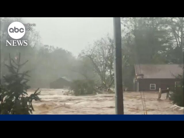 ⁣Biden deploys 1,000 troops to help Helene damage