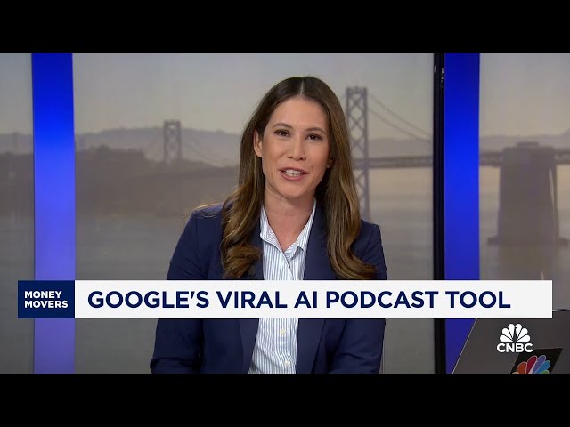 ⁣Google's new AI podcast tool goes viral