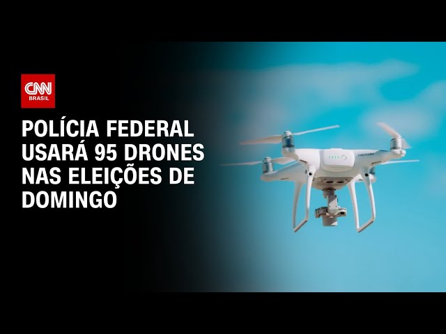 ⁣Polícia Federal usará 95 drones nas eleições de domingo | BASTIDORES CNN