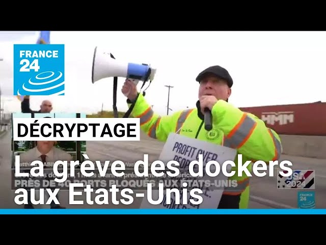 ⁣Grève des dockers aux Etats-Unis : "Ce métier possède le pouvoir d'asphyxier économiquemen