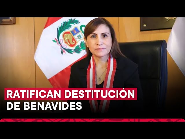 ⁣Patricia Benavides: JNJ ratifica destitución de exfiscal de la nación y de su hermana Emma Benavides