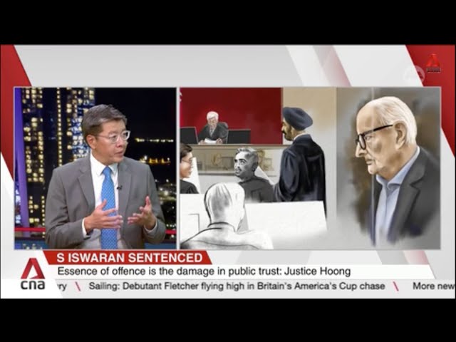 ⁣Assoc Prof Eugene Tan on judge's sentencing decisions in S Iswaran case