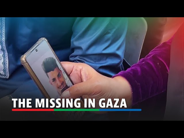 ⁣Gazans continue search for missing loved ones