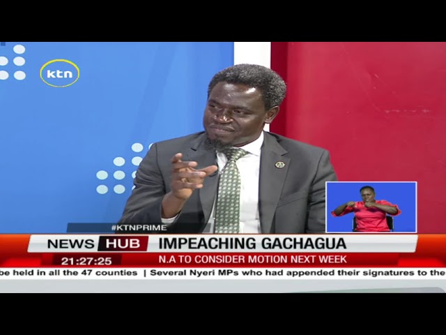 ⁣Nelson Havi: The trial of the DP Gachagua will not be conducted by the National assembly