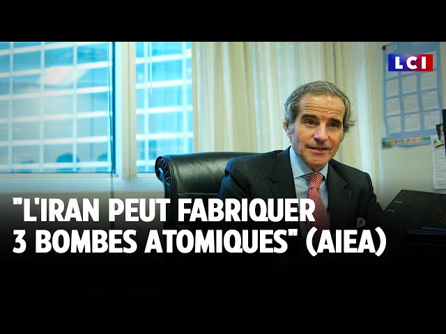 ⁣"L'Iran peut fabriquer 3 bombes atomiques" (AIEA)