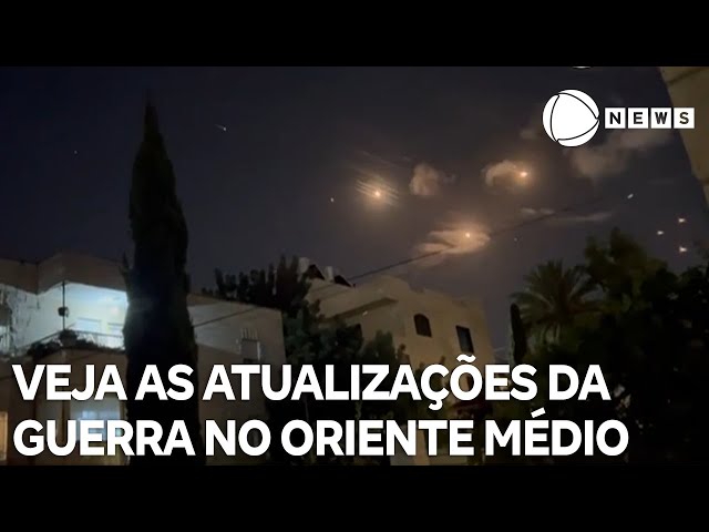 ⁣Confira as últimas notícias do conflito no Oriente Médio