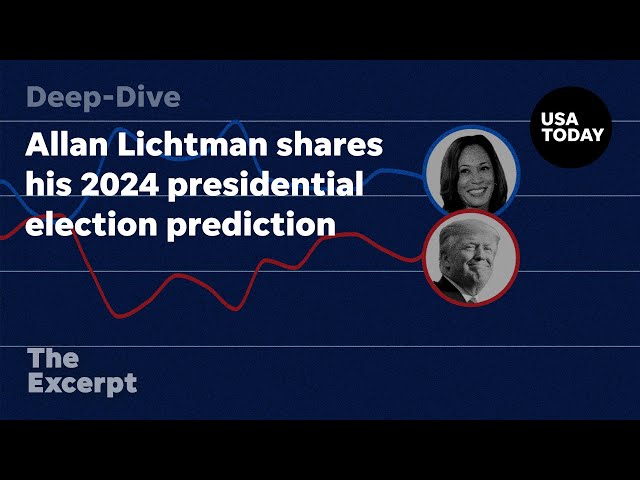 ⁣Allan Lichtman shares his 2024 presidential election prediction | The Excerpt