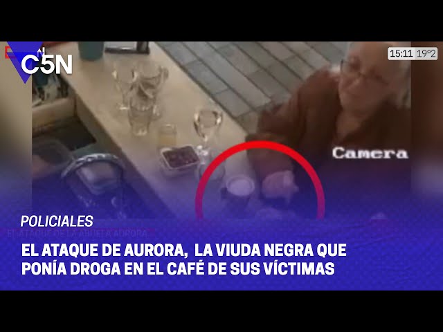 ⁣Así atacaba AURORA, la VIUDA NEGRA de 79 AÑOS