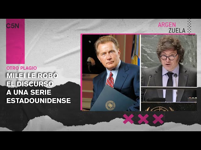 ⁣El discurso de MILEI en la ONU es un PLAGIO de la serie THE WEST WING