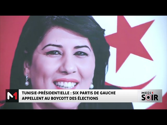 ⁣Présidentielle en Tunisie : 6 partis de gauche appellent au boycott