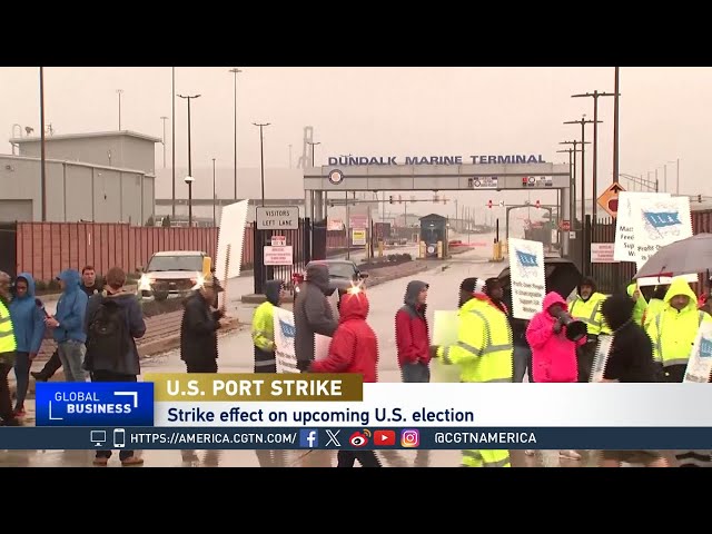 ⁣Global Business: U.S. Port Strike Continues