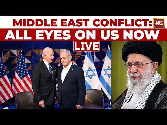 ⁣Israel Vs Iran War LIVE: Joe Biden 'Discussing' Possible Israeli Strikes On Iran Oil Facil